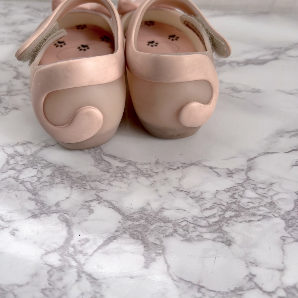 Mini Melissa Pink Kitty Cat Jelly Shoes. Size 10 - Picture 6 of 16